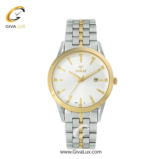 ساعت مچی اورجینال زنانه ویولت VIOLET طلایی-نقره ای | نقره ای-طلایی| نقره ای| کد رفرنس 0577/2